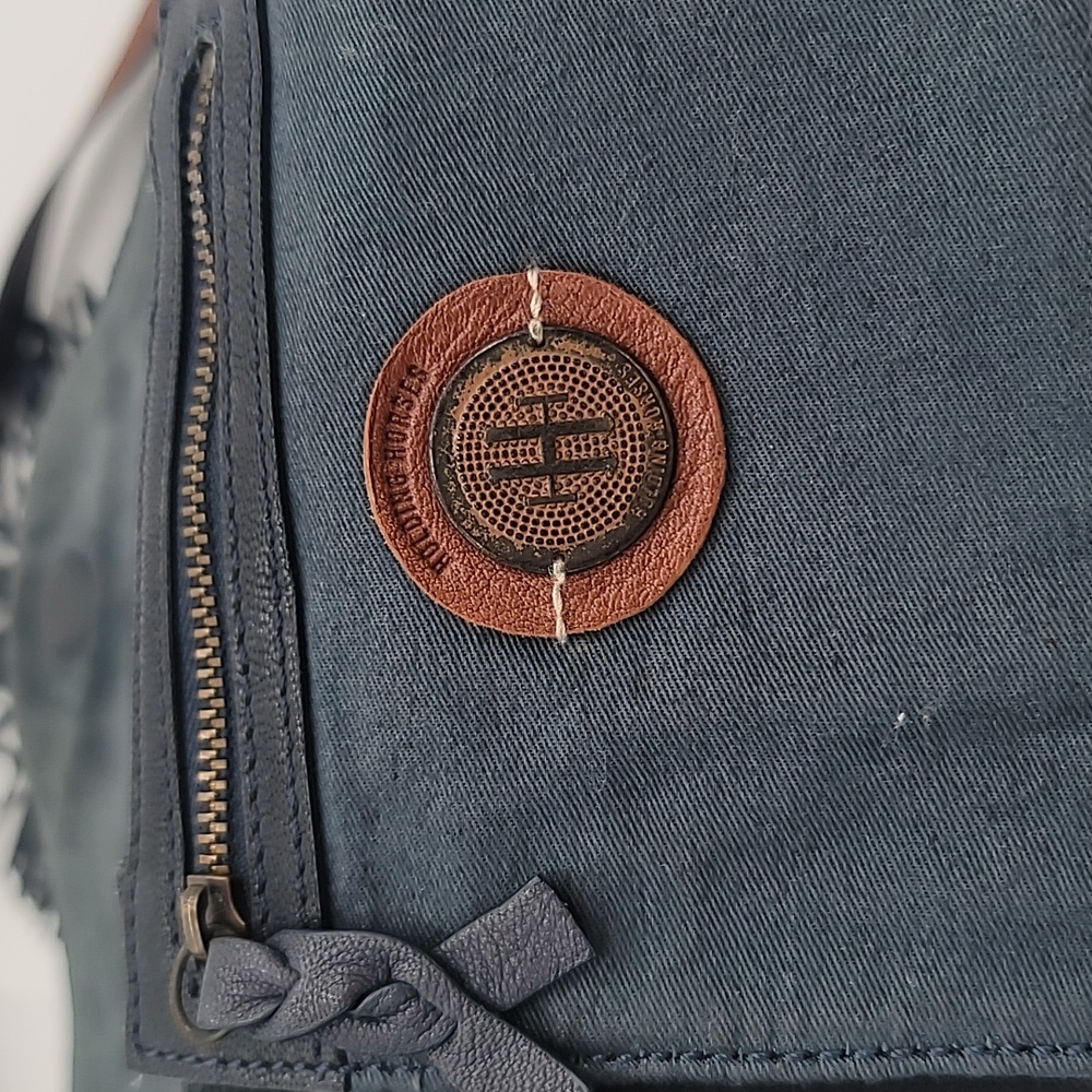 ANTHROPOLOGIE Holding Horses Saddlebag Fine Leather Satchel w Crossbody … - Picture 9 of 11